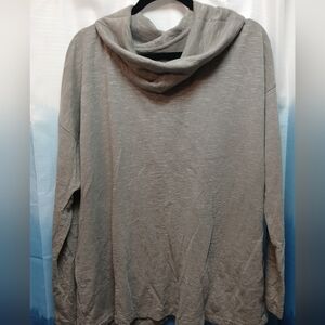 Stretchy Cotton Cowl Neck Pure Jill Top XL